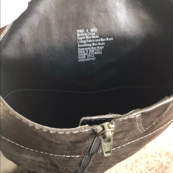 Vera Wang Womens Boots Knee High Brown Zip Up 8 - Picture 8 of 8